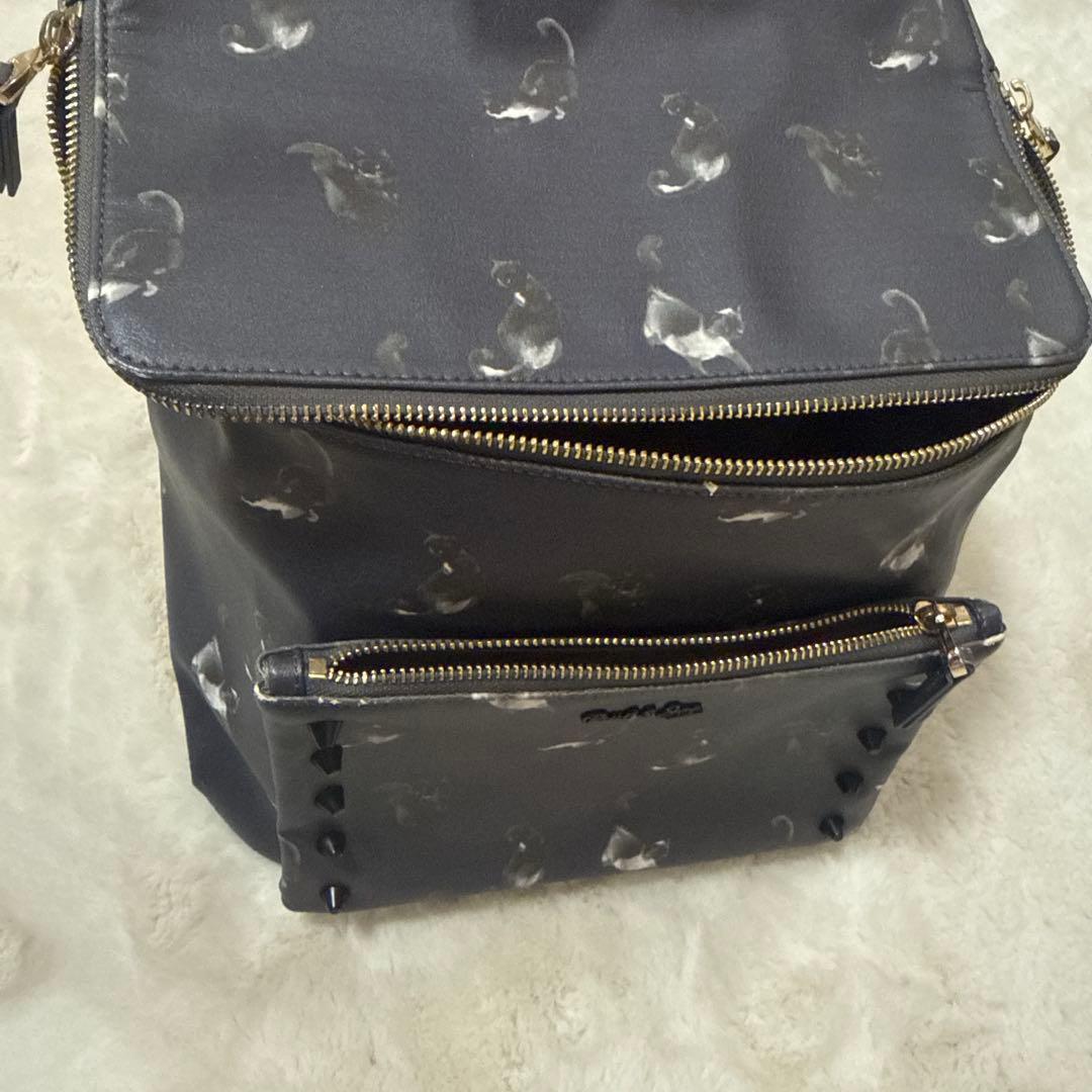 ポール&ジョー　リュック　ネイビー　水墨画