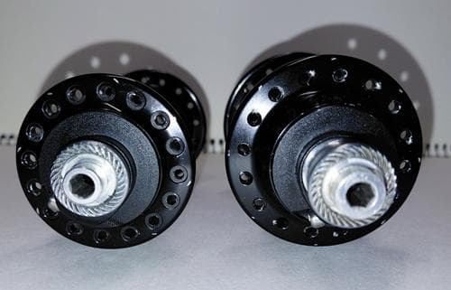 CAMPAGNOLO RECORD ハブ 前後セット 黒 32H