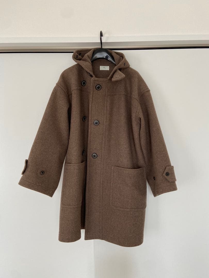 HERILL ブラックシープダッフルコート ヘリル