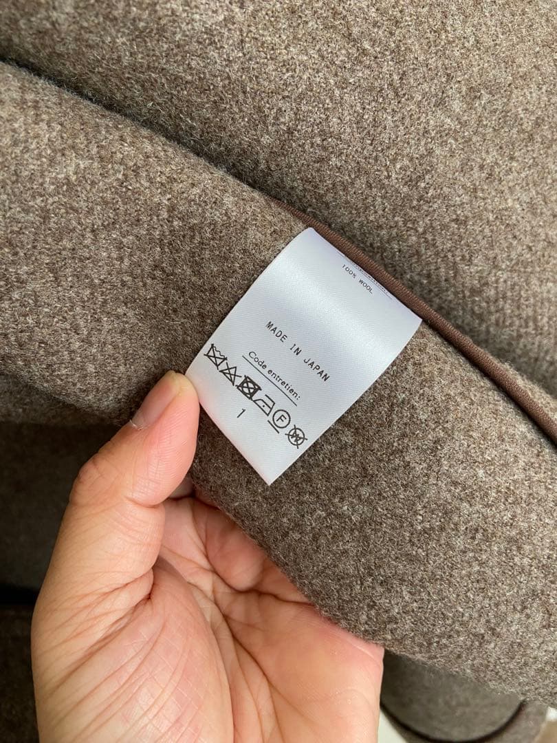 HERILL ブラックシープダッフルコート ヘリル