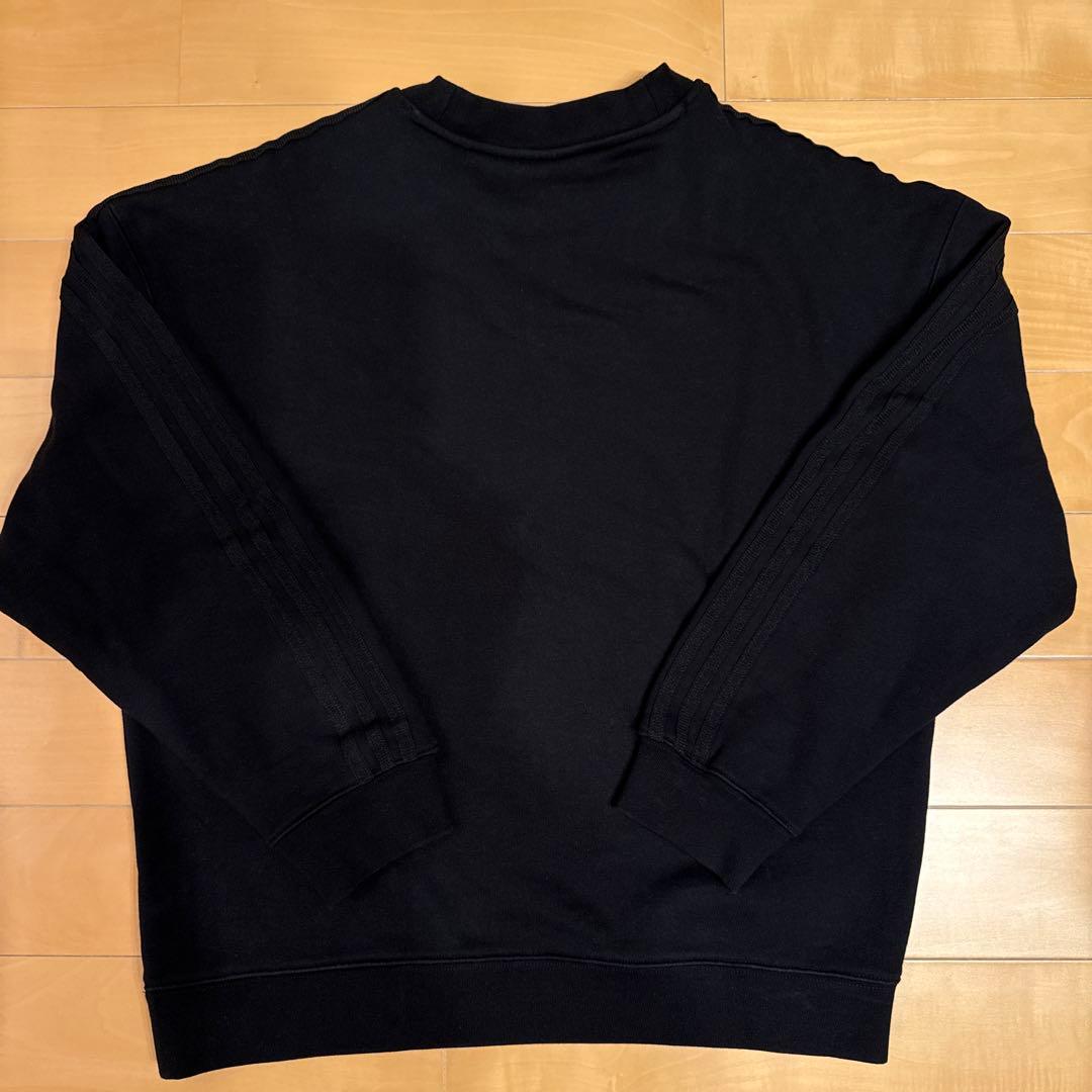 adidas オールブラック　スウェットセット