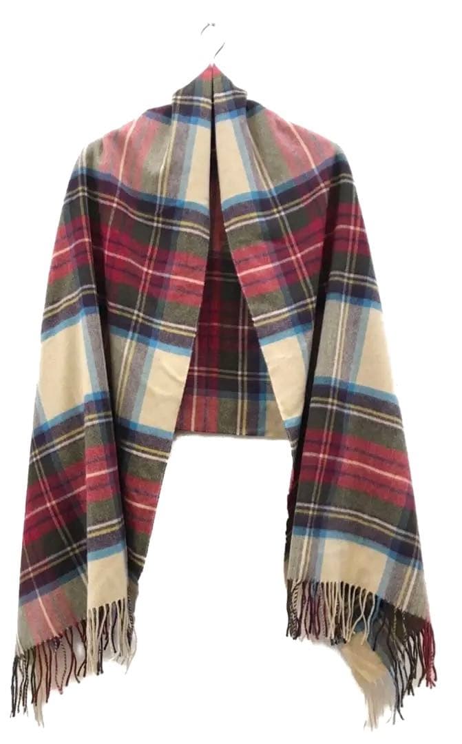 ジョンストンズ　カシミヤ100％大判ストール　へシアンドレススチュワート極美品