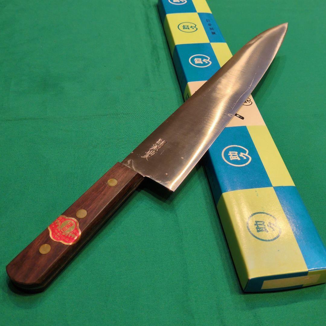 源助久 日本鋼 大型牛刀包丁 尺 300㍉ - メルカリ