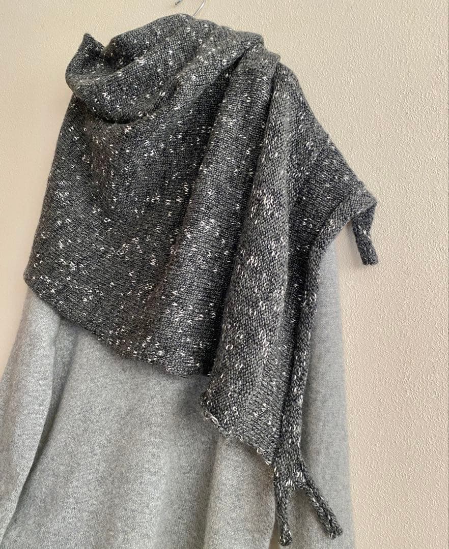 ヨーガンレール　美品　ウールコットンのケープ　ババグーリ