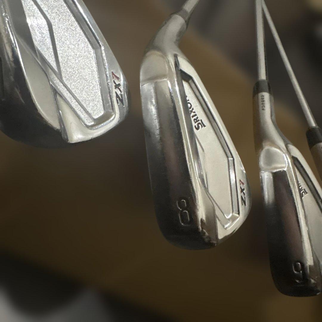 美品(かなり状態良い)Srixon ZX7 アイアンセット 6本セット