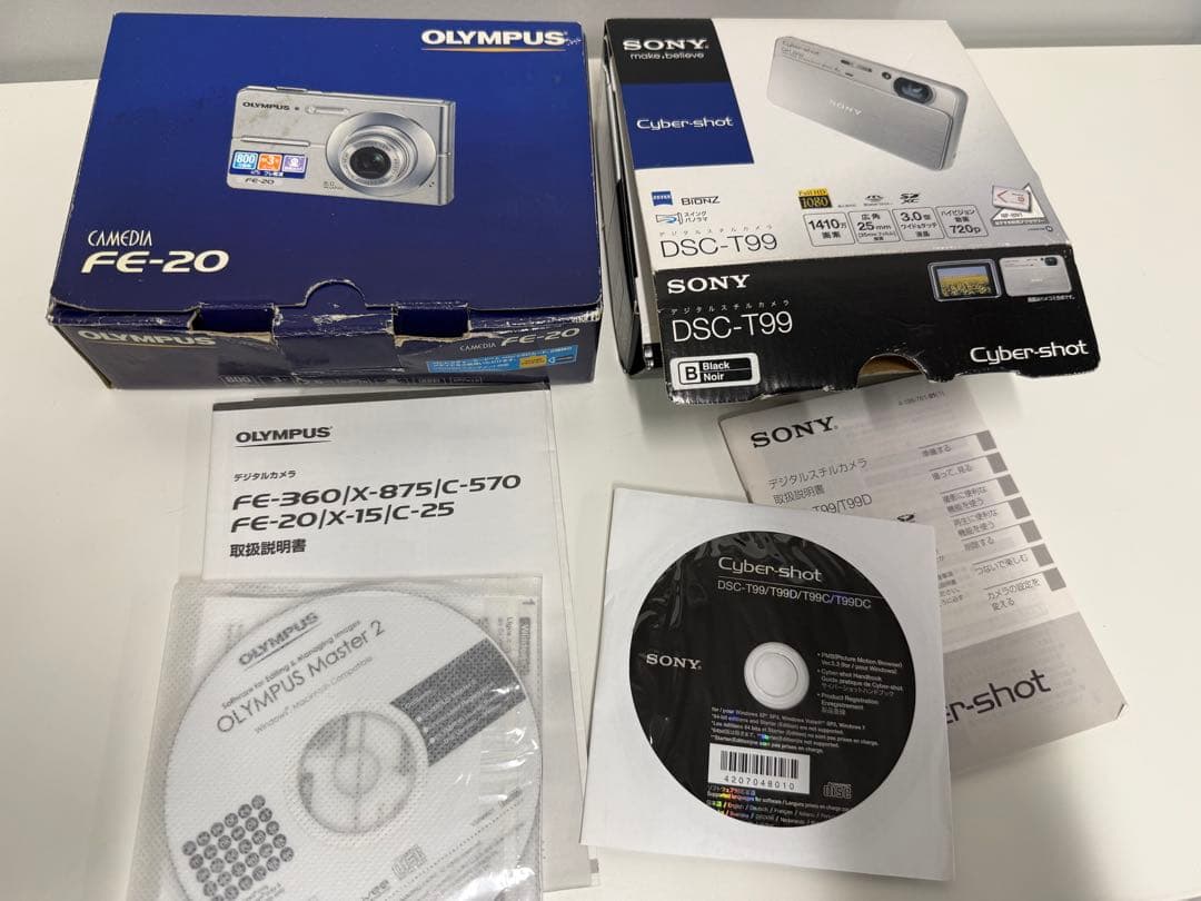 m*u様 コンパクトデジタルカメラ まとめて SONY/Canonなど　ジャンク