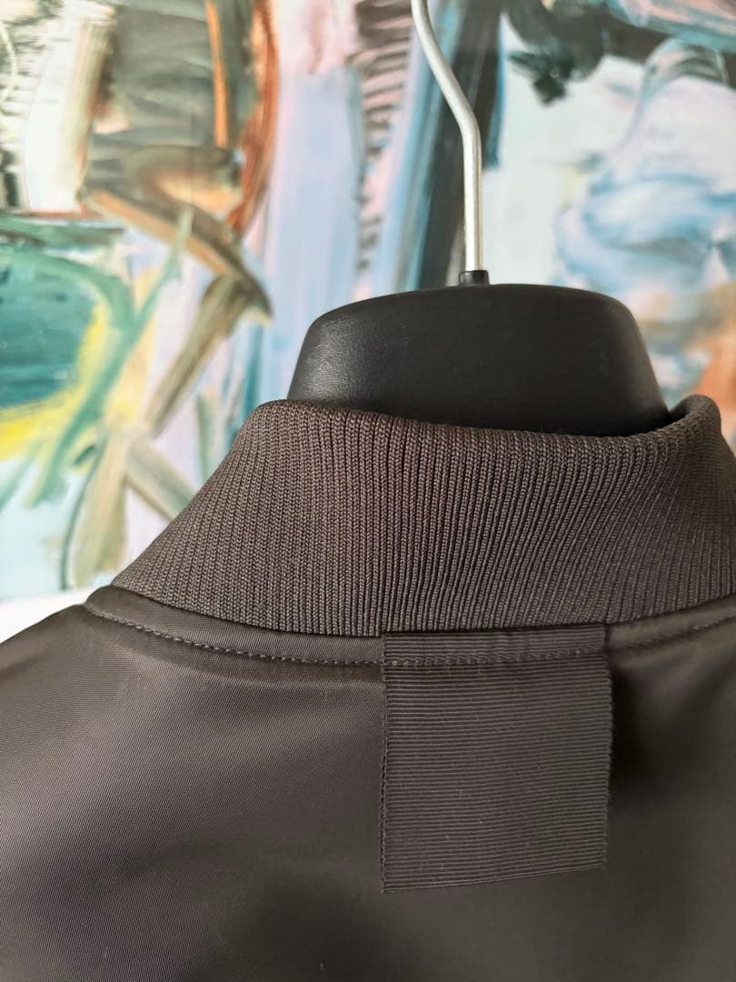 ジルサンダー+j ハイブリッドダウンオーバーサイズMA-1 /カーキ/サイズM