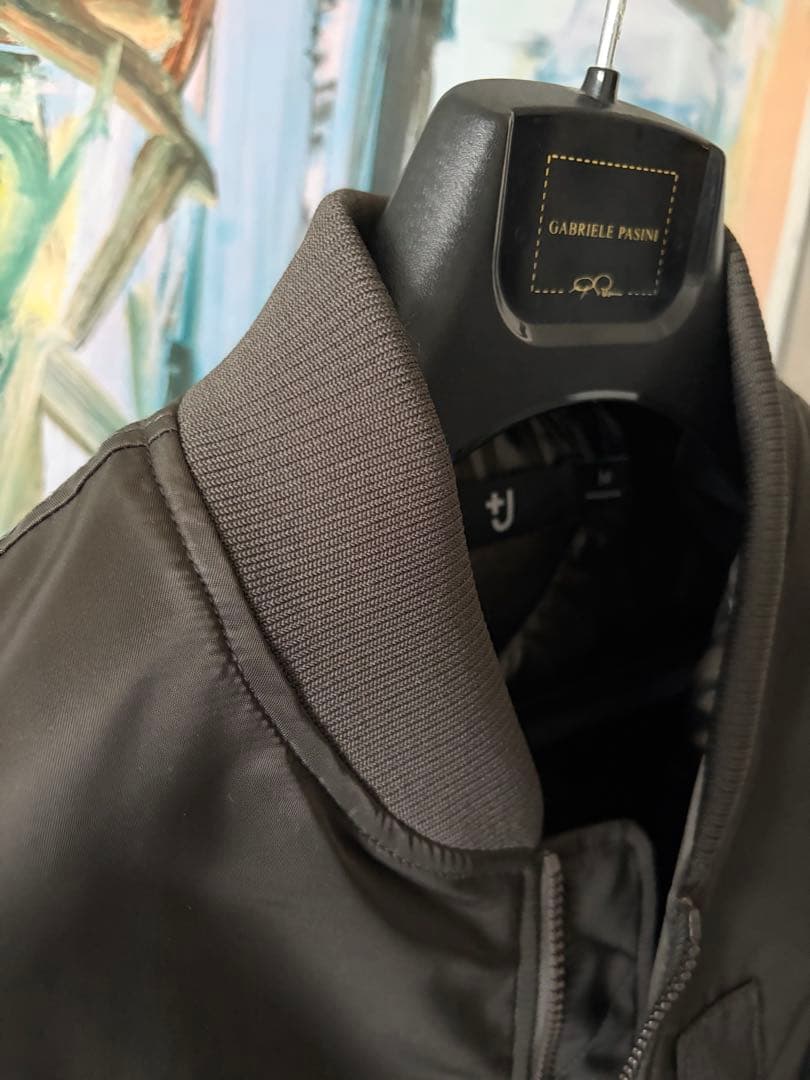 ジルサンダー+j ハイブリッドダウンオーバーサイズMA-1 /カーキ/サイズM