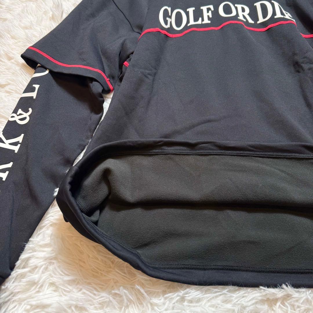 トシ様未使用に近い マークアンドロナ 長袖 タートル フリース 重ね着風 XL