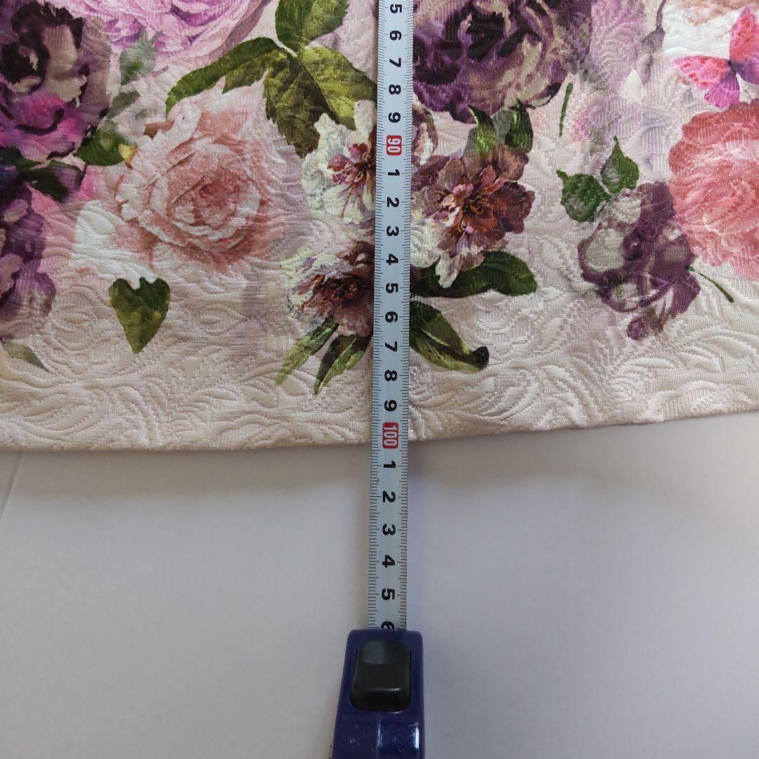 46　花柄　ローズティアラワンピース　ピンク　吹き上げ　フラワー