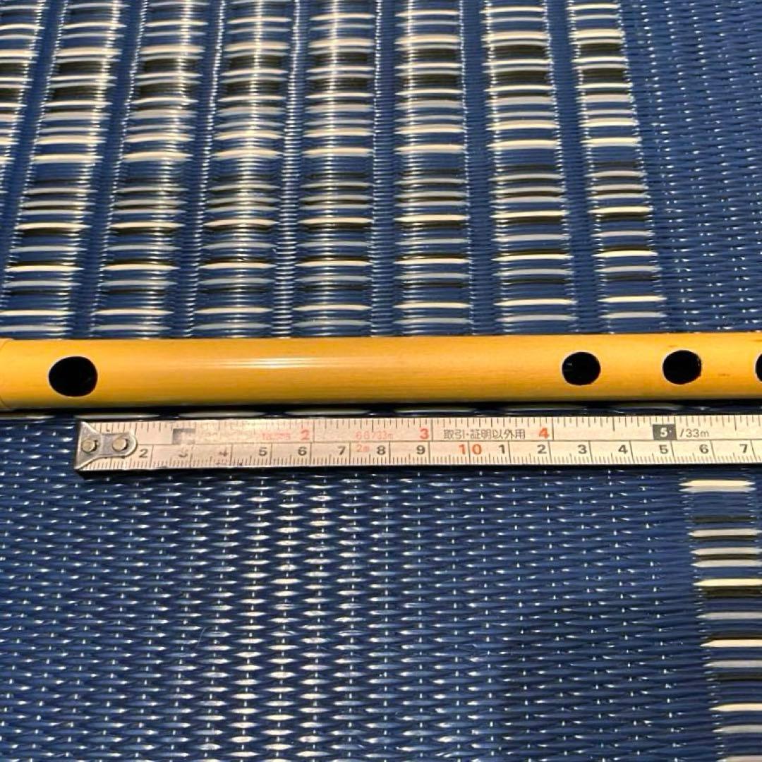 名工 金作 篠笛 唄用 天地巻 9本調子