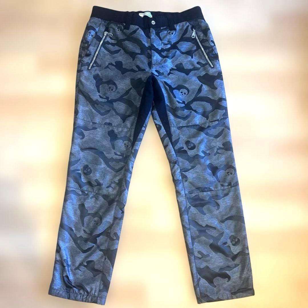 ◼️MARK&LONA◼️美品L◼️高機能中綿パンツ◼️黒迷彩　カモフラ