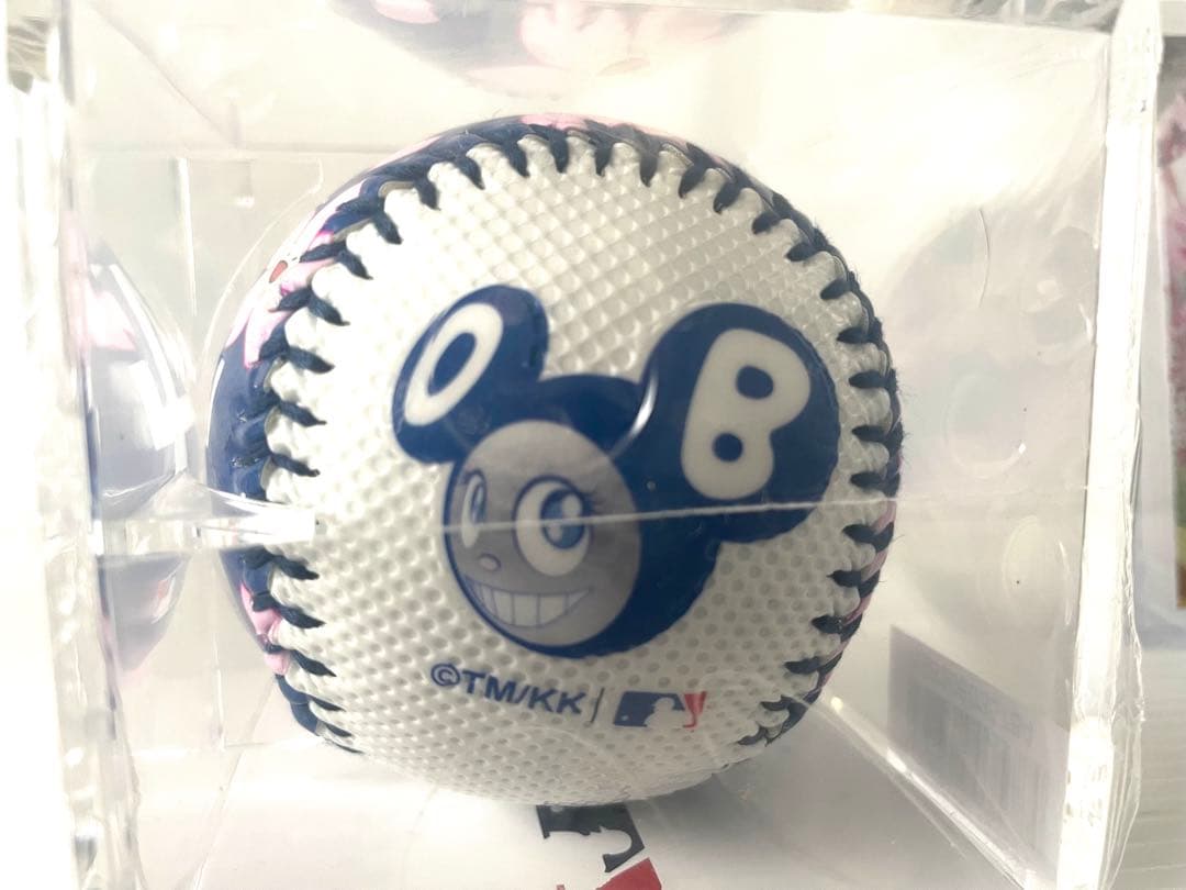 村上隆×MLBコラボ 東京シリーズ　ドジャース、カブスボール＆Toppsカード