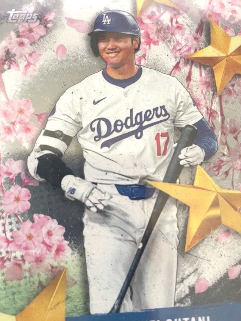 村上隆×MLBコラボ 東京シリーズ　ドジャース、カブスボール＆Toppsカード