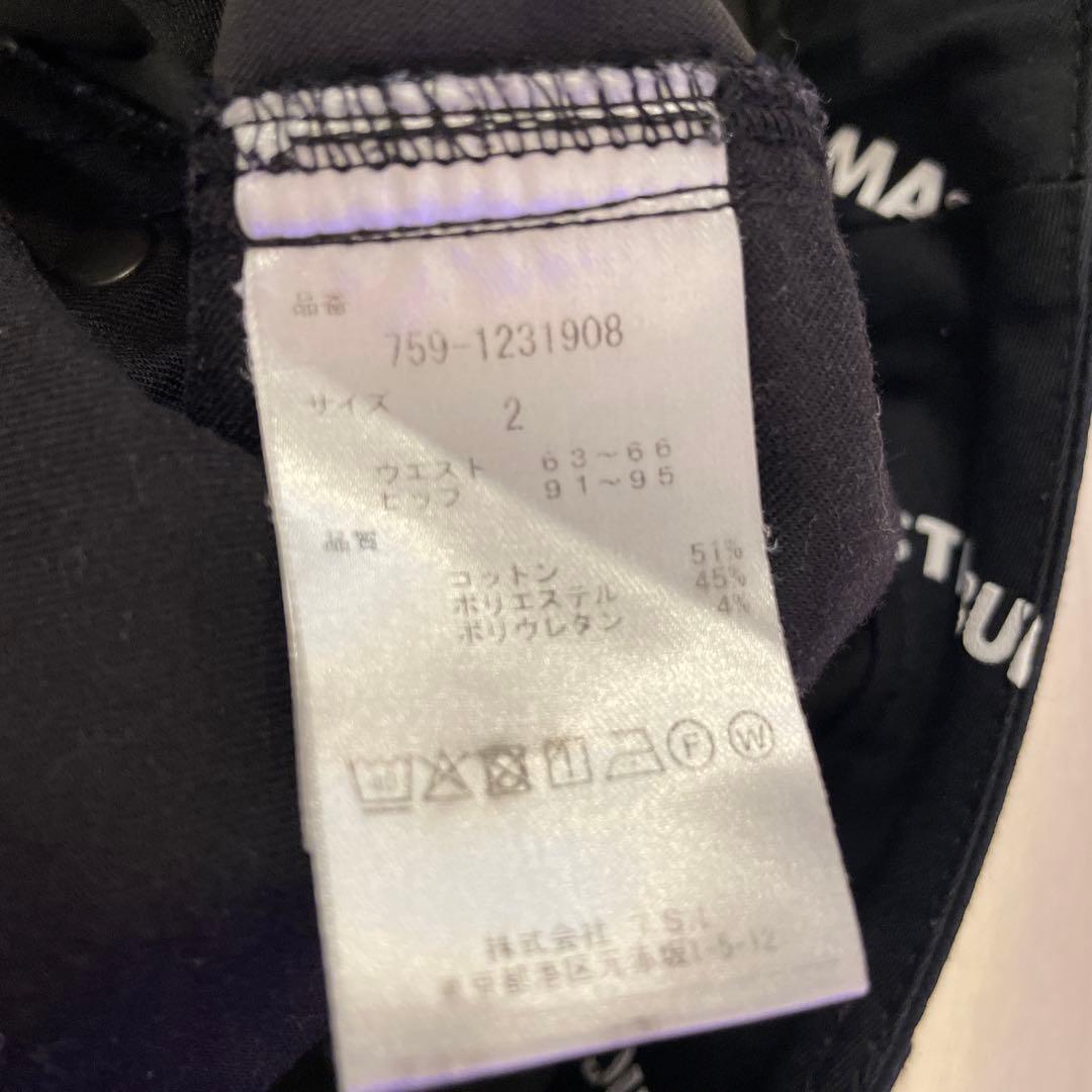 美品　マスターバニーエディション ブラックパンツ レディスサイズ2