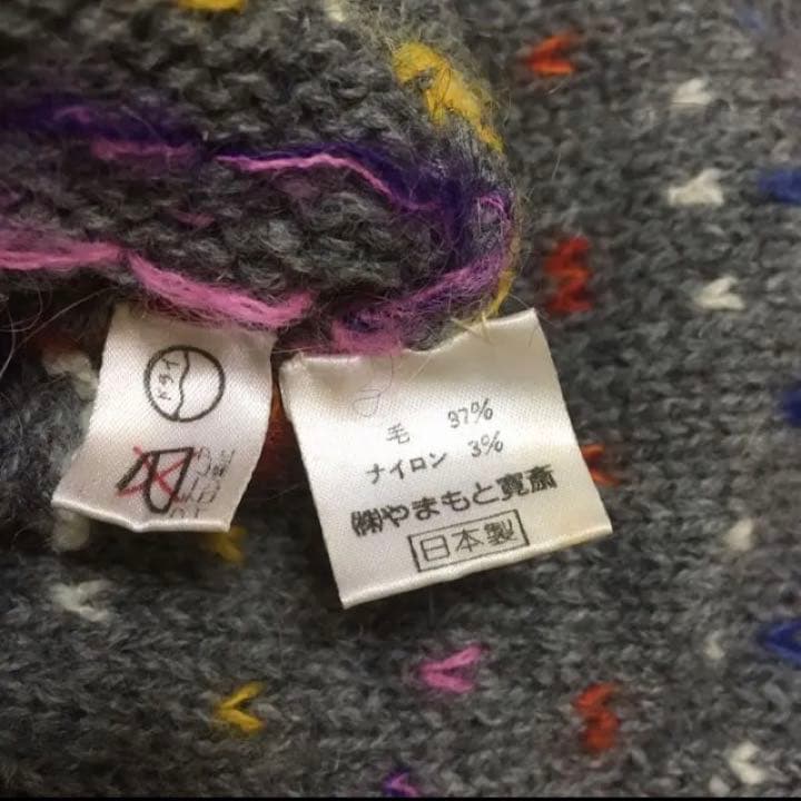 山本寛斎KANSAI YAMAMOTO ウールセーター 顔タグ ヴィンテージ - メルカリ