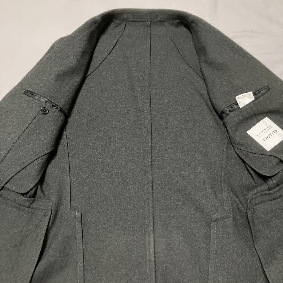 マッキントッシュフィロソフィーTROTTER Dブラウンストレッチ