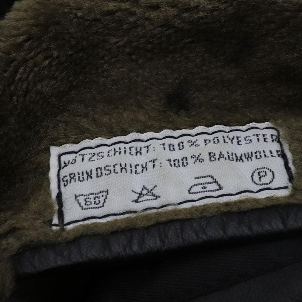 90's HACKEL&CO ドイツ警察 レザーポリスマンジャケット ライナー付