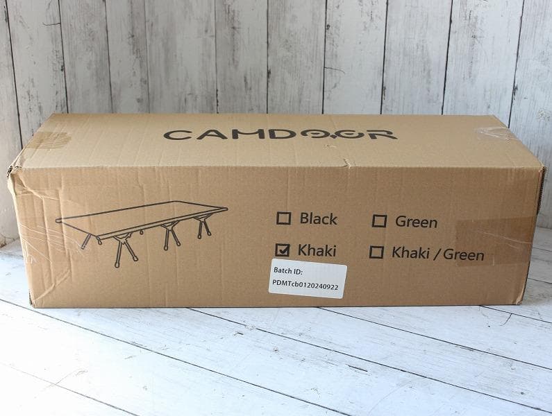 CAMDOOR 2Way コット 高密度1000Dオックスフォード&枕カバー付き