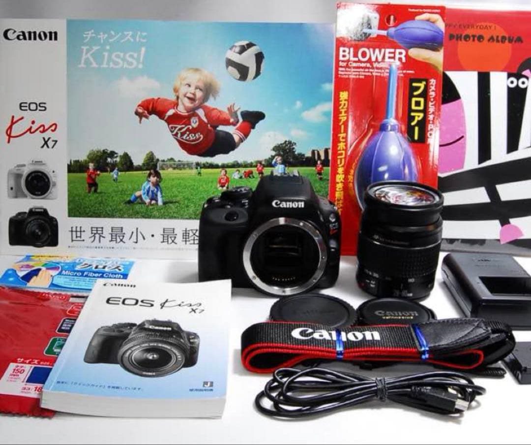 ❤美品❤初心者オススメ❤️スマホ転送OK❤️kiss X7❤届いて