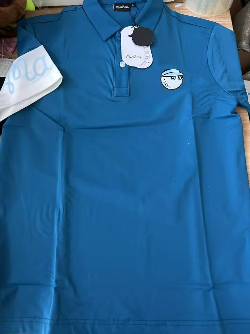 MALBONマルボン ゴルフウェア メンズ ポロシャツ 半袖 Tシャツ