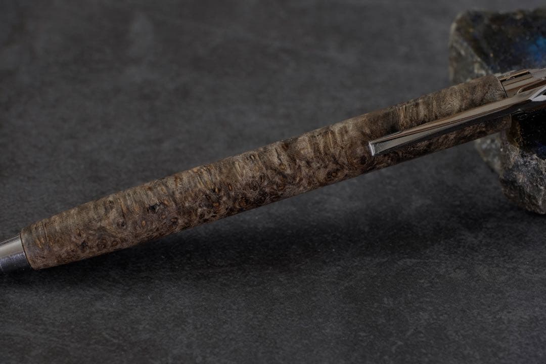 PG5木軸カスタム0217 高村杢工房 製図用シャープペンシル 花梨瘤 至高