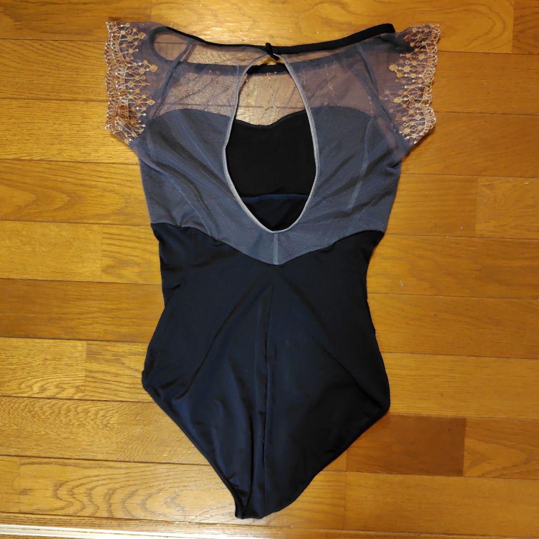 チャコット　ダークネイビーレオタード　M