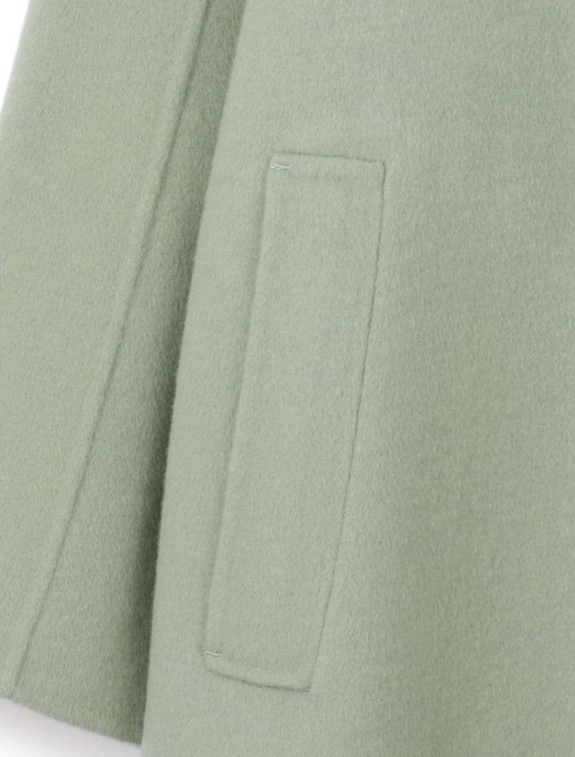 iCB カシミヤ ウールリバー ベルテッドコート 大きめサイズ