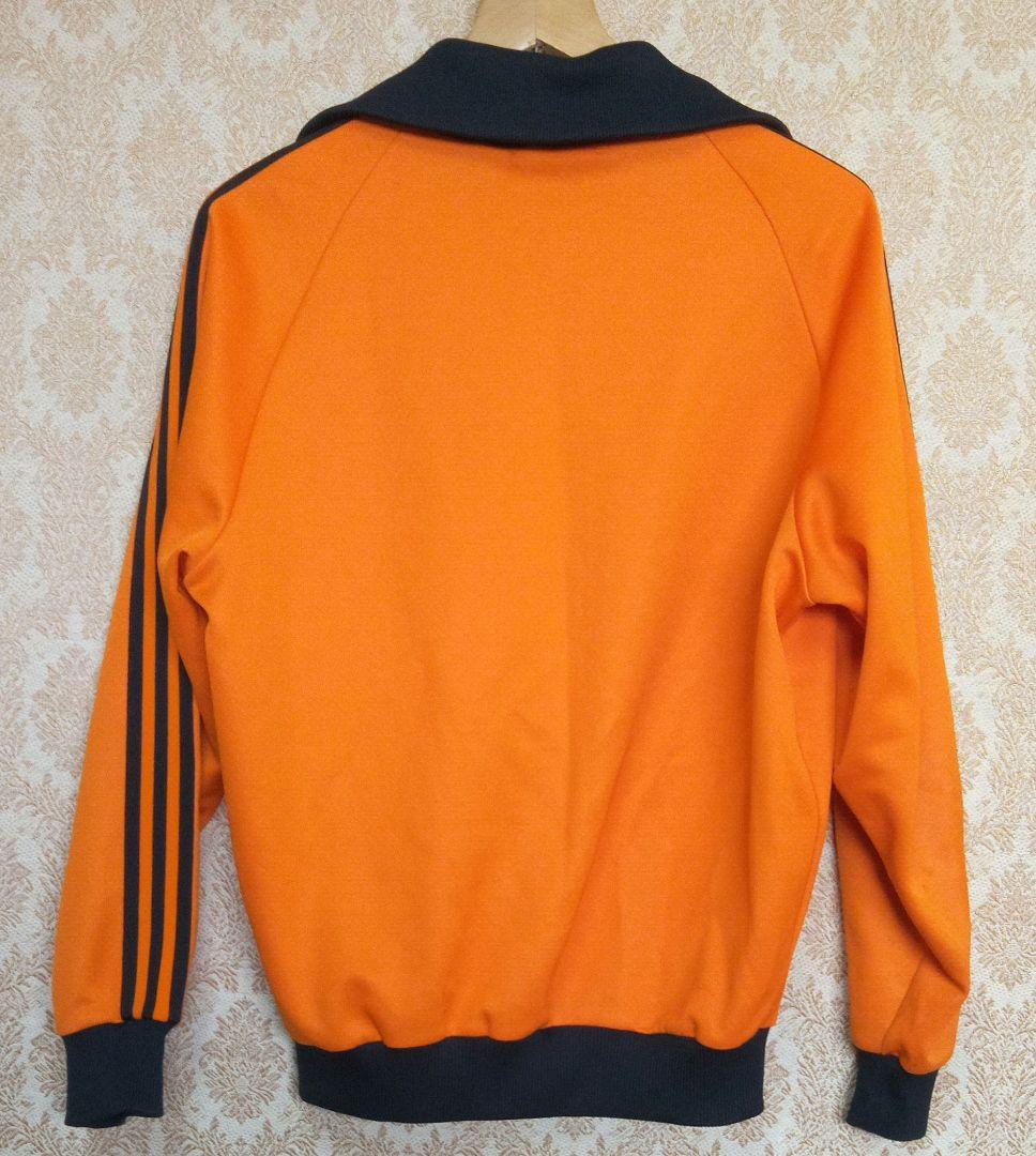 adidas トラックジャケット　オレンジ　古着