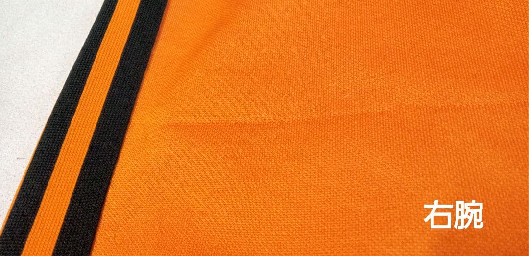 adidas トラックジャケット　オレンジ　古着