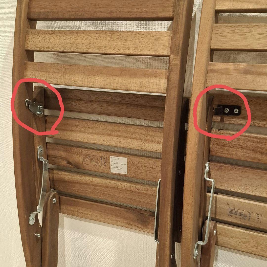 IKEA　ASKHOLMEN アスクホルメン 屋外 テーブル チェア2脚セット