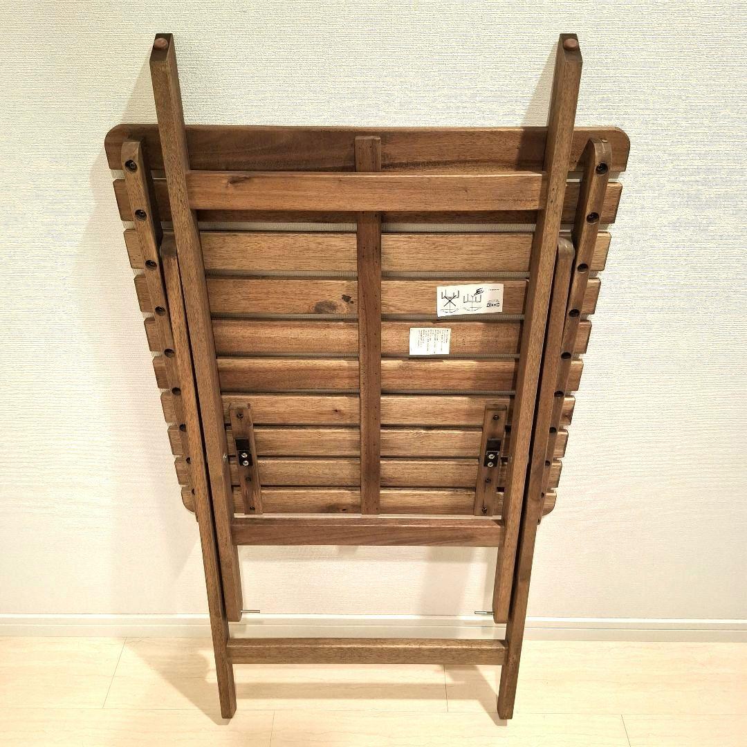 IKEA　ASKHOLMEN アスクホルメン 屋外 テーブル チェア2脚セット