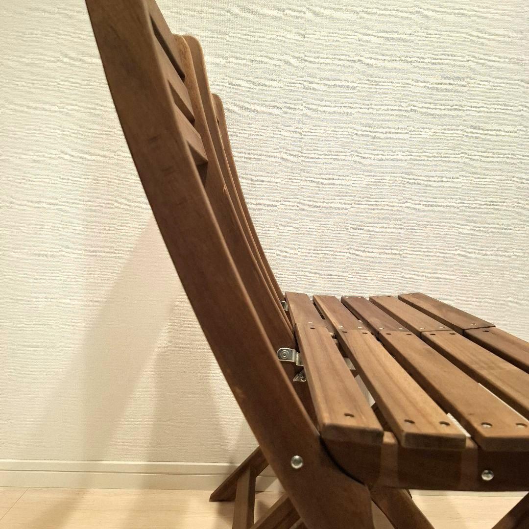 IKEA　ASKHOLMEN アスクホルメン 屋外 テーブル チェア2脚セット