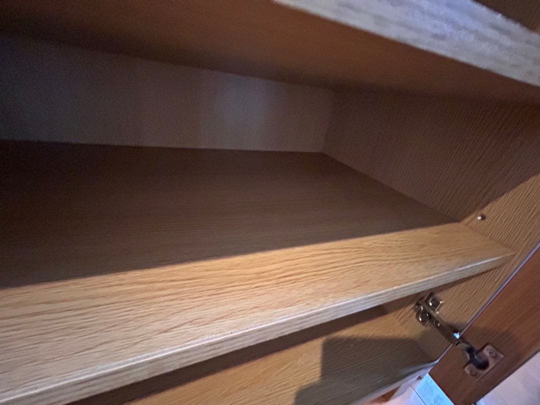 【柿の種】【無印良品】タモ材キャビネット