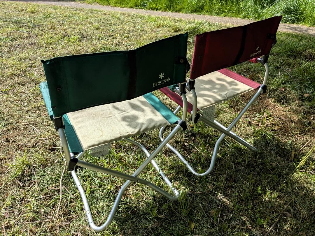 peak 折りたたみチェア 2脚セット