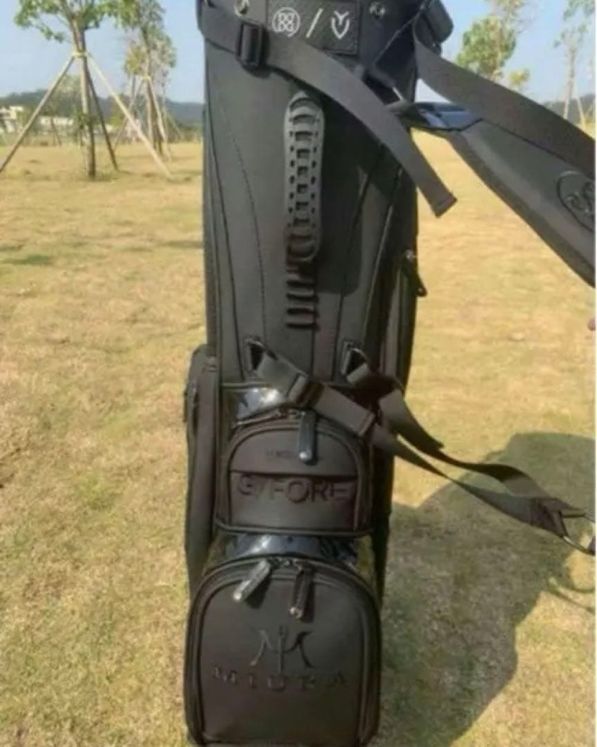 G/FORE ゴルフキャディバッグ 黒白2色 ジーフォア ゴルフバッグ