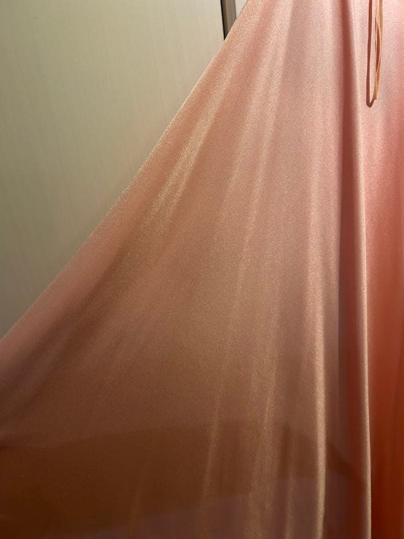 Halston Heritage ワンショルダー ミニ ピーチピンクドレス