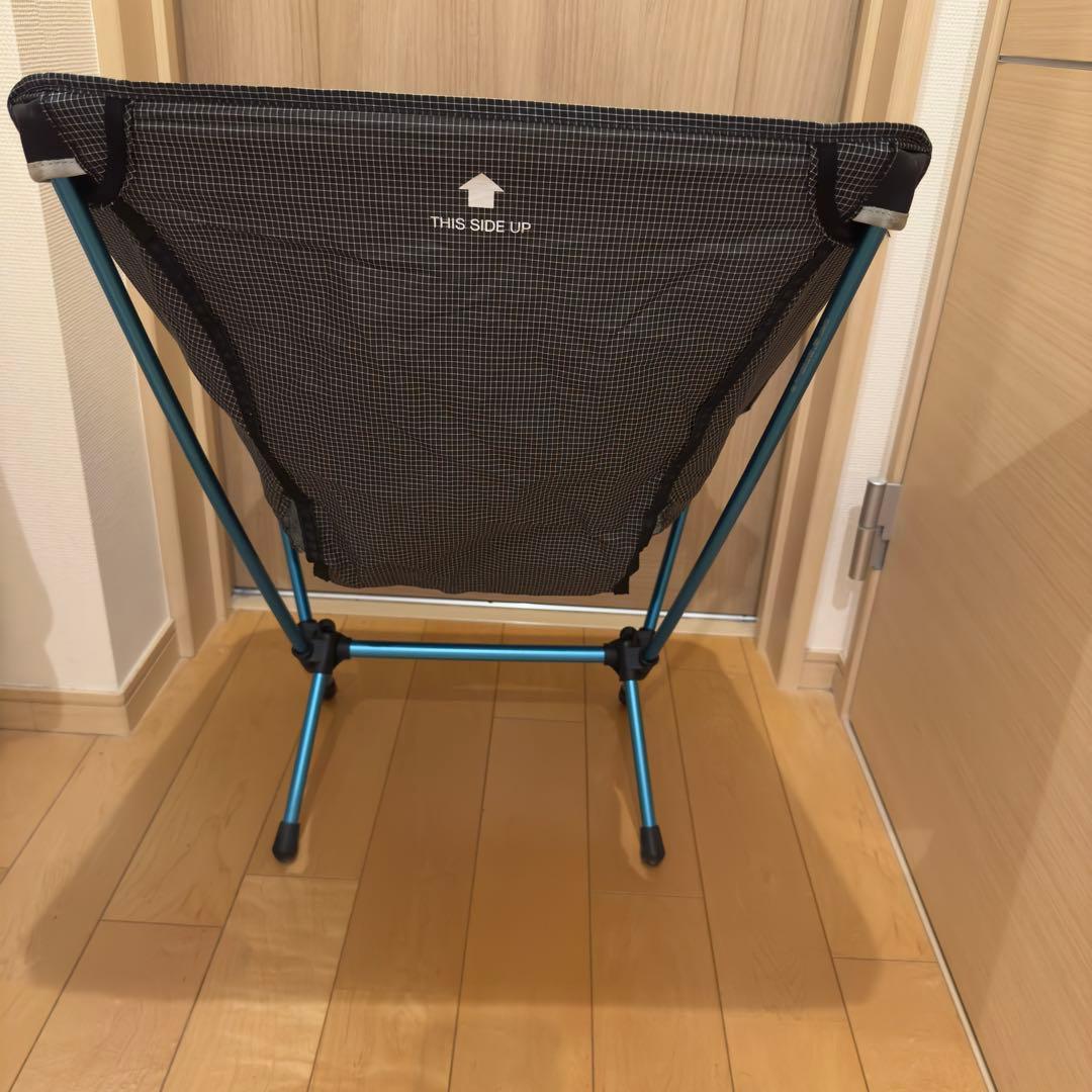 美品　Helinox チェアゼロ　ブラック　スタッフバッグ