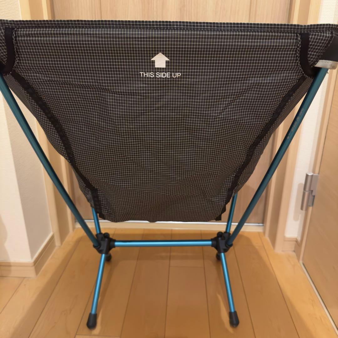 美品　Helinox チェアゼロ　ブラック　スタッフバッグ