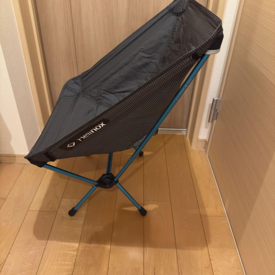 美品　Helinox チェアゼロ　ブラック　スタッフバッグ