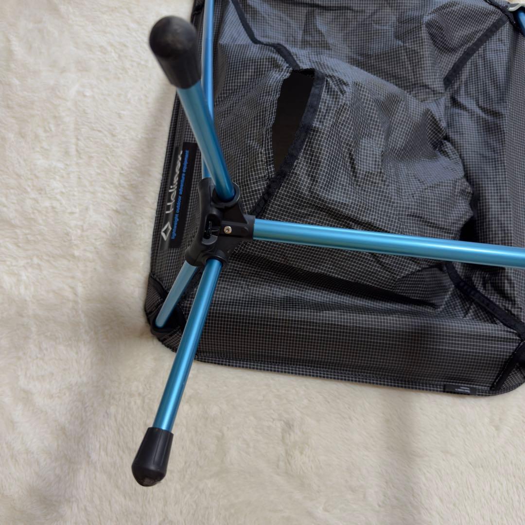 美品　Helinox チェアゼロ　ブラック　スタッフバッグ