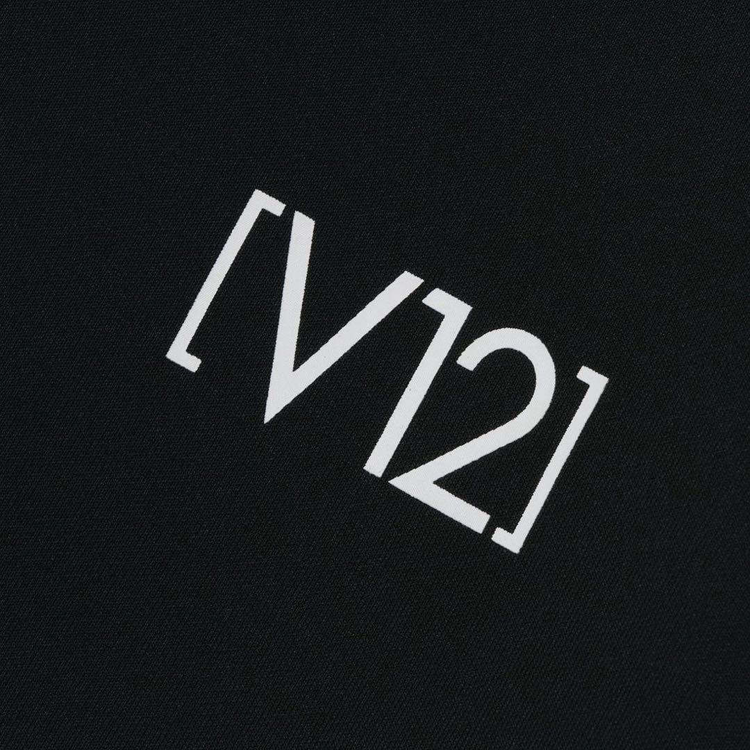 V12 MATTO CREW スウェット トレーナー ロゴ クルーネック