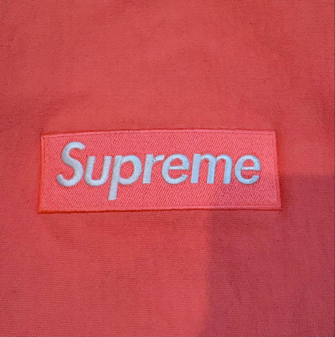 Supreme BoxLogo コーラルピンク トレーナー L(超希少)