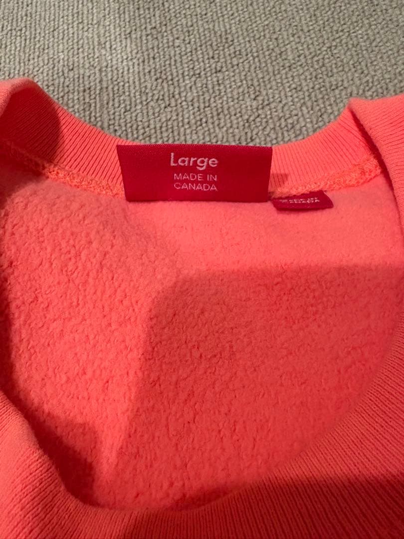 Supreme BoxLogo コーラルピンク トレーナー L(超希少)