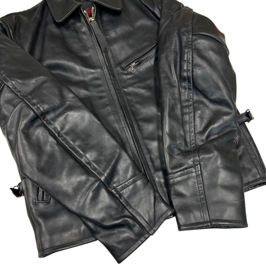 Indian インディアン シングルライダース レザー ステアハイド 38 韓国