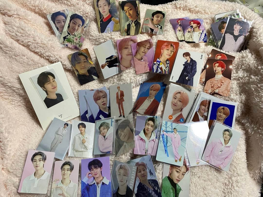 SEVENTEEN セブチ THE8 ミョンホ スローガン トレカ ピアス