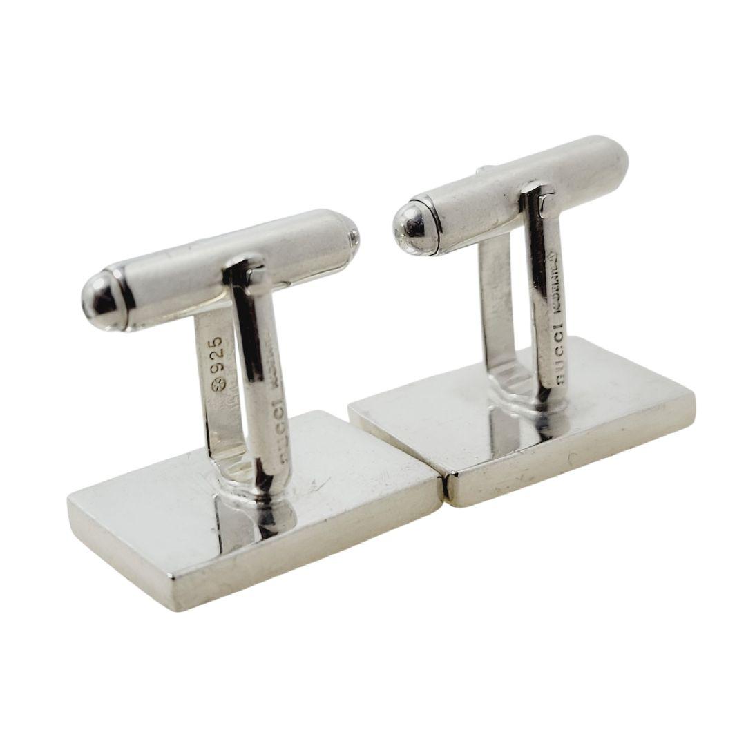 JJ KING様 GUCCI カフリンクス 925 ダークブルー シルバー - メルカリ