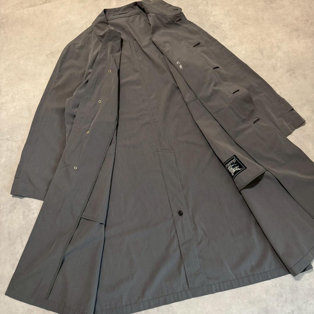 ~90s Burberry ステンカラーコート グレー 三陽商会 DM1313