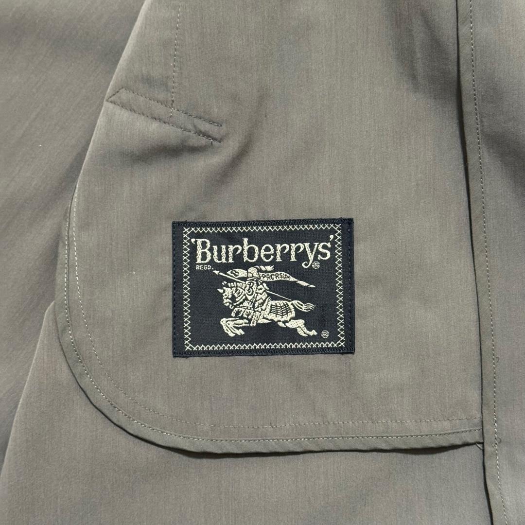 ~90s Burberry ステンカラーコート グレー 三陽商会 DM1313