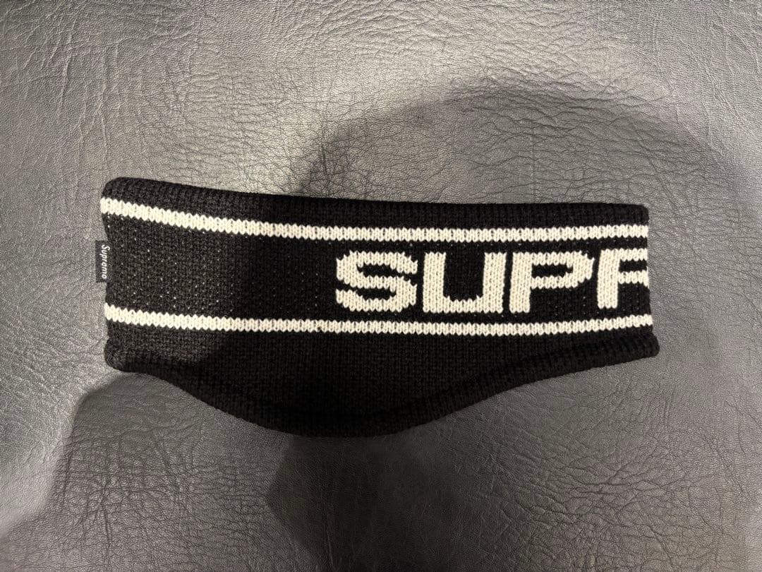 アクセサリー supreme Contrast Logo Headband Black